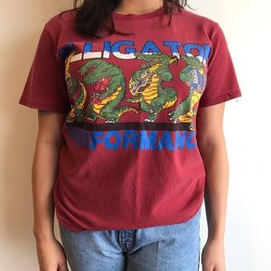 Vintage T shirt Alligator Performance